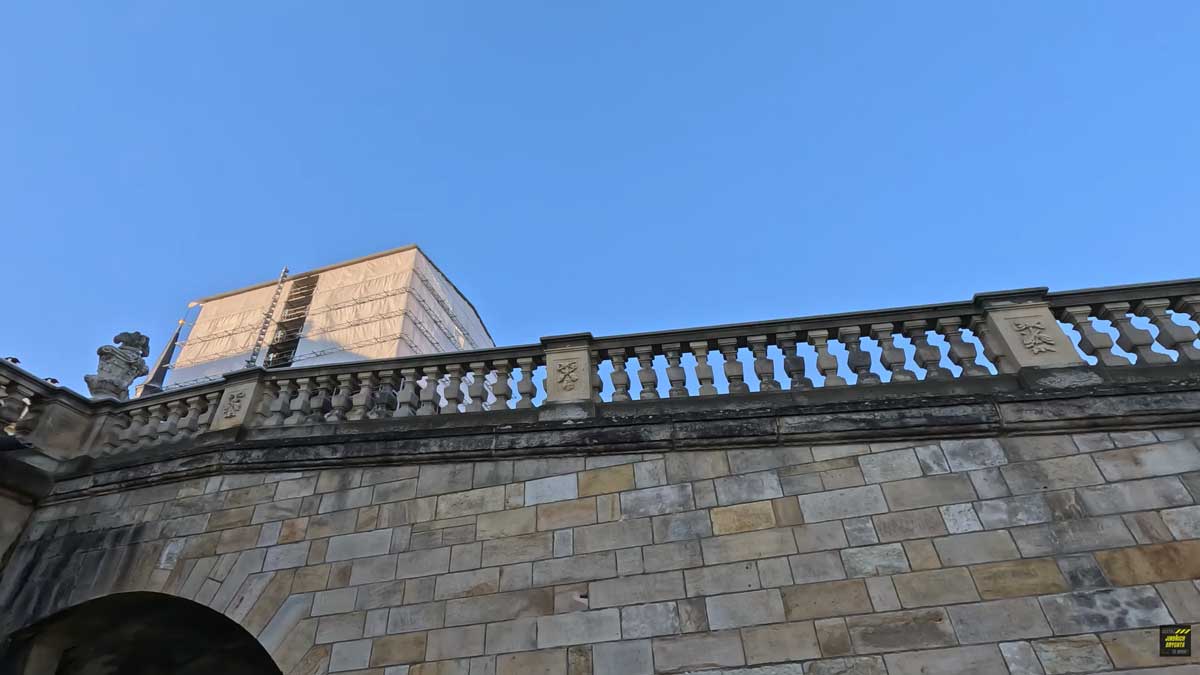 Současná podoba mostu u zámku Moritzburg