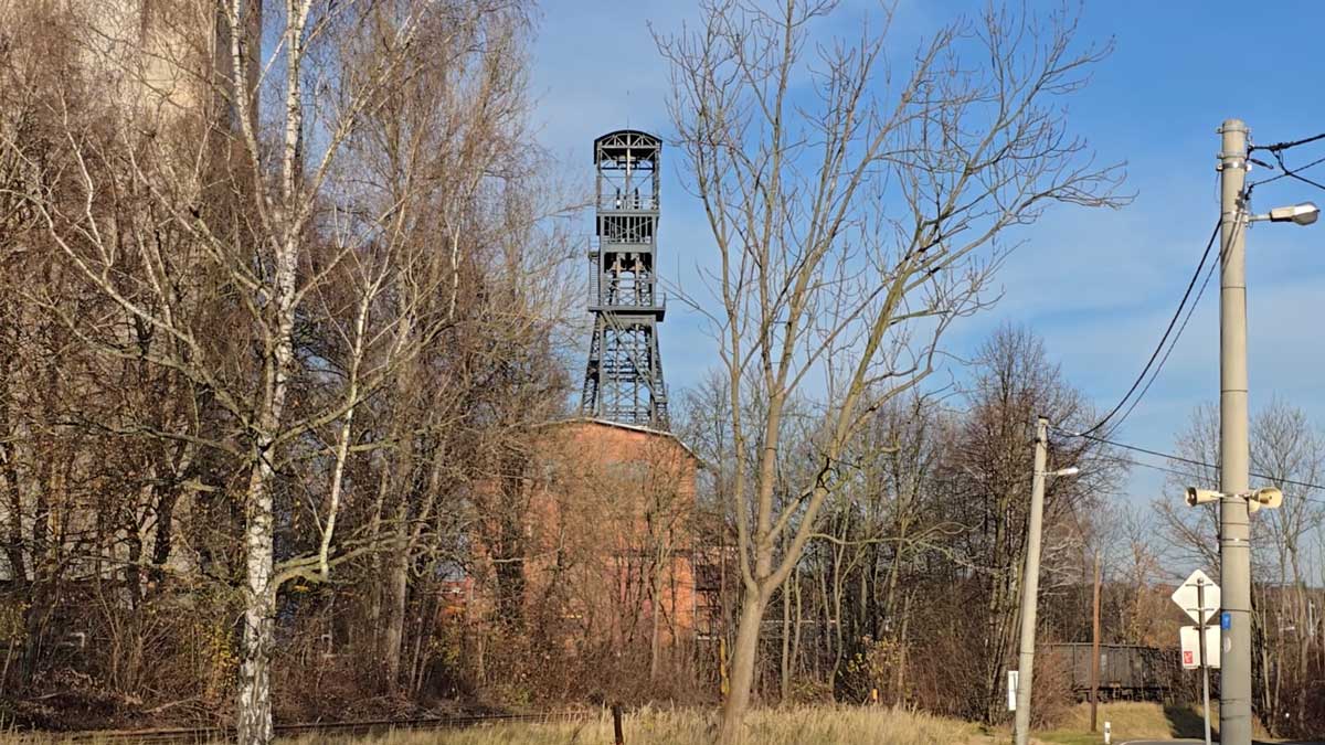 Bývalý důlní areál v Orlové připomíná průmyslovou minulost regionu.