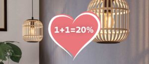 Valentýnská akce: Ve dvou se svítí lépe a o 20 % výhodněji