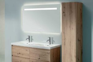 Úložné skříňky v provedení divoký dub z kolekce LANI