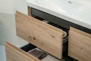 Úložné skříňky v provedení divoký dub z kolekce LANI