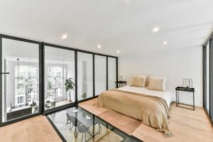 Sklo jako příčky v interiéru