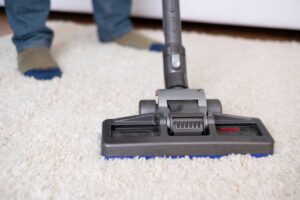 Vysávání koberce je jedním z nejúčinnějších způsobů jak z bytu odstranit blechy a jejich larvy.