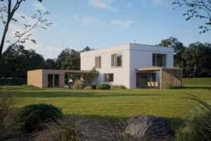 Rodinný dům HELUZ SPACE ve variantě s plochou střechou