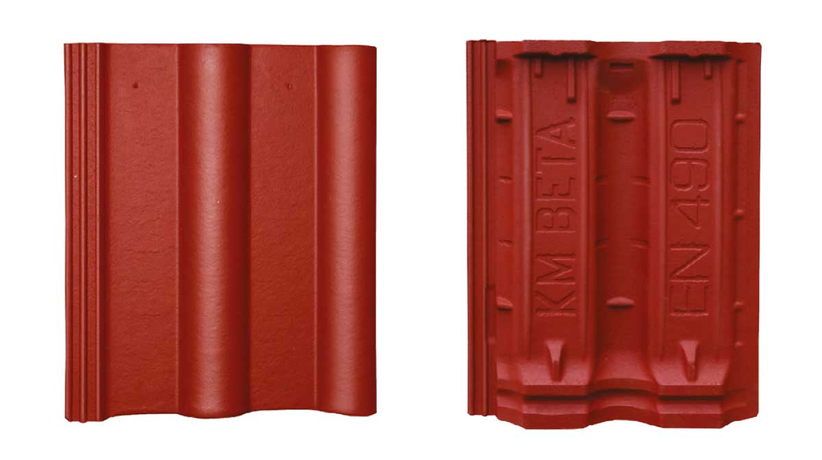 Střešní-taška-KM-Beta,-rub-a-líc