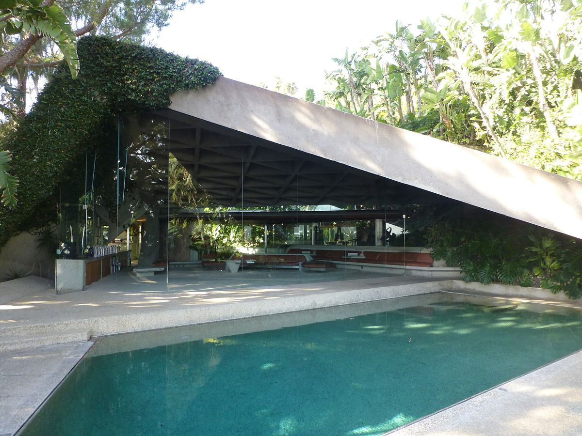 Sheats Goldstein Residence v Los Angeles patří mezi nejslavnější modernistické domy, které se objevily ve filmu Big Lebowski.