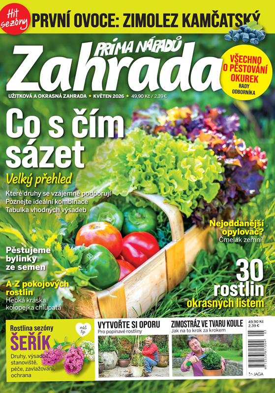 Titulka časopisu Zahrada príma nápadů 5/2026