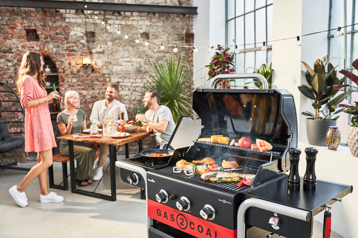 Hybridní gril Char-Broil Gas2Coal