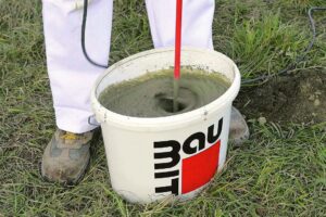 Baumit FixBeton – varianta přípravy rozmícháním směsi před aplikací